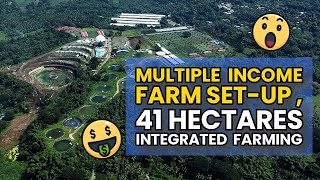 Multiple Income Farm Setup  41 Hectares Integrated Farming [upl. by Aduh]