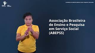 👋 ABEPSS  Glossário em Libras do Serviço Social [upl. by Corrianne]