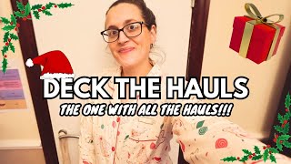 A COSY FESTIVE home vlog  Hauls GALORE [upl. by Akiemahs]