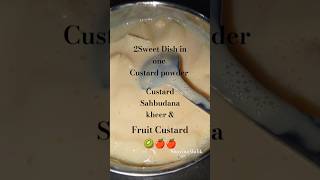 Custard Powder Recipe 😋Sweet Dish Sahbudana Custard Recipe 😋Fruit Custard Recipe👍❤ [upl. by Margaretta924]