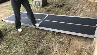 REVIEW“wheelchair ramp” multifold 10’ 700 lb capacity silver spring discount ramps [upl. by Elizabeth]