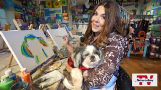 Newsdays Elisa DiStefano visits Long Islands dogfriendly spots [upl. by Lacim]