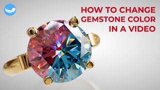 How to change gemstone color in a video [upl. by Lehpar]