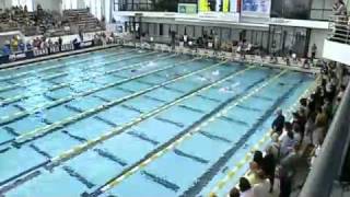 Oussama Mellouli Beats Phelps in 200M Freestyle [upl. by Rea464]