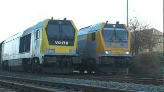 Voith  Maxima im Doppelpack  Verladeanlage Quedlinbug [upl. by Savill632]