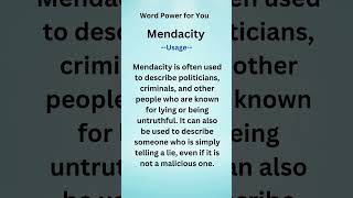 Mendacity [upl. by Yssirk]