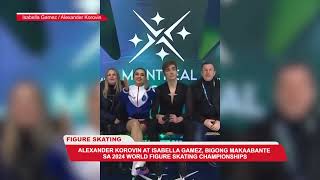 Alexander Korovin at Isabella Gamez bigo sa 2024 World Figure Skating Championships [upl. by Clarkin]