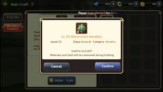 How to get 3 stats in heraldry in Dragon Nest M [upl. by Naoma]