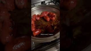 Cooking longanisa The ultimate Filipino breakfast treat [upl. by Ahsitahs]