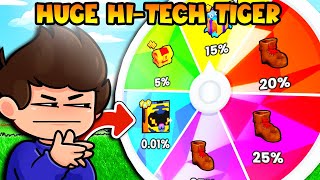 500 SPINS PARA CONSEGUIR LA HUGE HITECH TIGER EN PET SIMULATOR 99 DE ROBLOX [upl. by Mile]