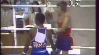 Simion Cutov Romania vs Howard Davis Jr USA  1976 Montreal Olympics 60KG Final [upl. by Jari]