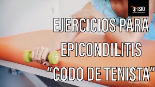 5 Ejercicios para EPICONDILITIS👌► Que FUNCIONAN  Dolor de CODO [upl. by Drye]