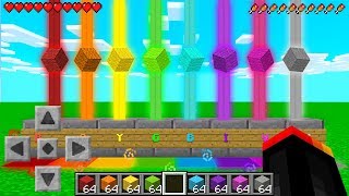 HOW TO MAKE THE RAINBOW in MINECRAFT [upl. by Onurb522]