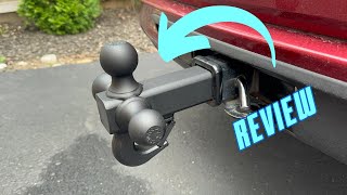 Review XPE Trailer Hitch Tri Ball Mount with Hook Fits 2” Hitch Receiver 178quot 2quot amp 2516quot [upl. by Krm]