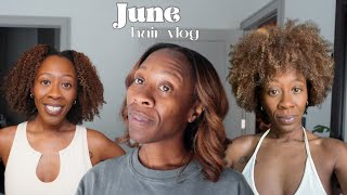 JUNE HAIR VLOG Beach vacation trying new products and finally a TRIM Heyknottygirl hair [upl. by Adaran]