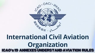 ICAO 19 Annexes  Understand Aviation Rules  Regulations  Laws [upl. by Rehtse679]