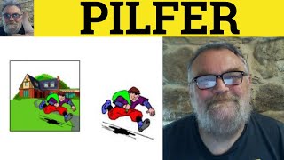 🔵 Pilfer Meaning  Pilfer Definition  Pilfer Examples  Slang  Vocabulary  ESL British Accent [upl. by Kandy534]