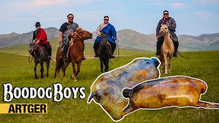 BOODOG THE MOST EPIC MONGOLIAN BBQ EVER SHEEP VS GOAT  Boodog Boys [upl. by Catherina]