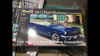 Revell 124 1964 12 Ford Mustang Convertible [upl. by Namyaw]