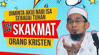 Ditanya Tentang Ketuhanan Nabi Isa Ini Jawaban Telak Ust Adi Hidayat kepada Kristen [upl. by Ogram652]