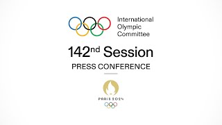 142nd IOC Session  Press Conference  23072024 [upl. by Finegan]