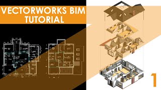 Vectorworks BIM Tutorials A Large Residential Extension [upl. by Arriaet]