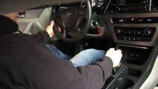 HOW TO REMOVE 2017 HYUNDAI SONATA GEAR SHIFT KNOB [upl. by Naujek]