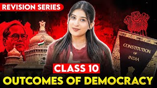 Outcomes of Democracy Class 10  Full Chapter🔥 Explanation amp Notes✅ Civics Class 10 by Kriti sharma [upl. by Nodgnal]