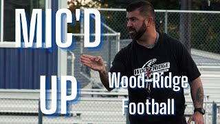 Listen in on WoodRidge football coach Joe Cutrona in this weeks Micd Up [upl. by Chuipek]