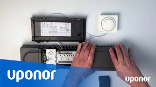 Installationsvideo Uponor Smatrix Base kontrolenhed X145 Bus [upl. by Ardnuek]