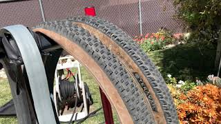 Maxxis Rekon and DHF EXO 29x26” tan wall and CushCore XC set up with E13 Tire Plasma sealant [upl. by Annirac]