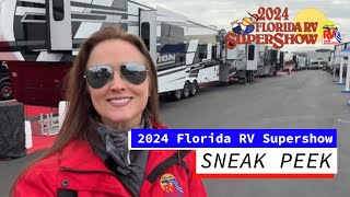 2024 Florida RV Supershow Sneak Peek [upl. by Akenehs190]