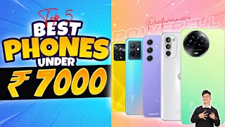 Top 5 Best Smartphone Under 7000 in February 2024  Best EntryLevel Phone Under 7000 in INDIA 2024 [upl. by Eelyma]