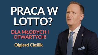 Praca w Totalizatorze Sportowym Dla młodych i otwartych Olgierd Cieślik [upl. by Kirch]