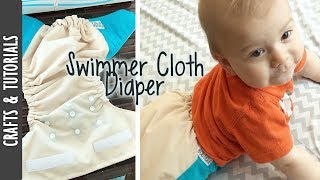 Swimmer Cloth Diaper Tutorial Sewing Tutorials  The290ss [upl. by Domineca]