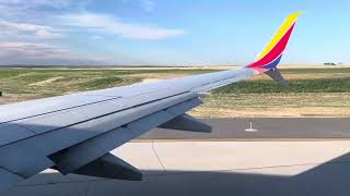 Southwest Airlines 737800 Pushback Taxi amp Takeoff from Denver  N8677A [upl. by Bel307]