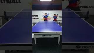 drill estafet pingpong training tabletennis [upl. by Ennairrek]