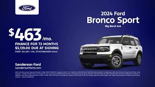 Ford Bronco Sport 10122024 4421820 [upl. by Aprilette34]