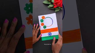 DIY Republic Day Card Making 😍republicday shorts diy [upl. by Ilyse]