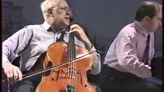 Shostakovich Cello Sonata Emile Naoumoff with Mstislav Rostropovich [upl. by Ennaehr976]