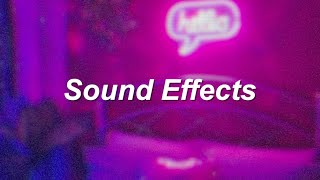 SOUND EFFECTS YOU NEED FOR YOUR EDIT AUDIOS [upl. by Sanoj]