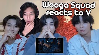 Wooga Squad reacts to V FRIENDS  Reaction [upl. by Googins]