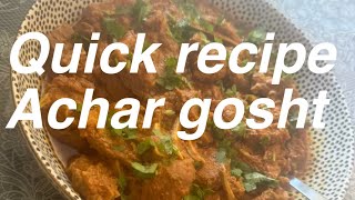 Achar gosht [upl. by Sarnoff]