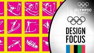 Olympic Games Pictograms  Design Focus [upl. by Sirenay]