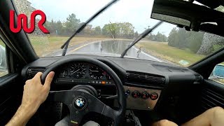 S50b30 E30 1991 BMW 325i  Tedward POV Test Drive Binaural Audio [upl. by Atikal748]