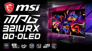 32 İNÇ 4K 240 HZ OLED MONİTÖR  MSI MPG 321URX QDOLED İncelemesi [upl. by Meeki234]