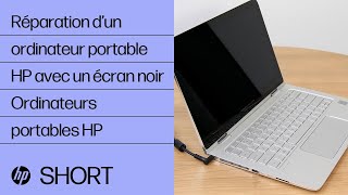 Comment réparer un ordinateur portable HP avec un écran noir  HP Support [upl. by Bridgette]