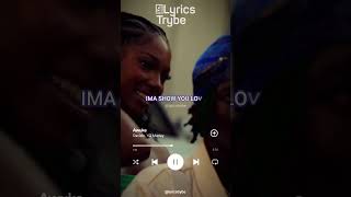 Davido ft YG Marley  Awuke Lyrics lyricstrybe afrobeats [upl. by Jean]