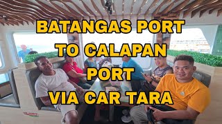 BYAHERNG BATANGAS PORT TO CALAPAN PORT TARANAKA SASAKYAN TAYO NGAUN BATANGASPORTcalapancity [upl. by Anina241]