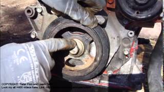 How to assemble engine VVTi Toyota Part 34 Crankshaft pulley wheel [upl. by Eisyak200]